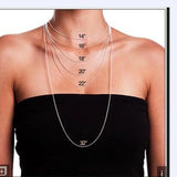 Arabic Name Necklace Copper Choker for Women