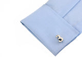 Arabic Numerals 0-9 Math Cufflinks Copper Silver Cuff