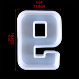 Arabic Numerals Epoxy Resin Mold DIY Craft Accessory