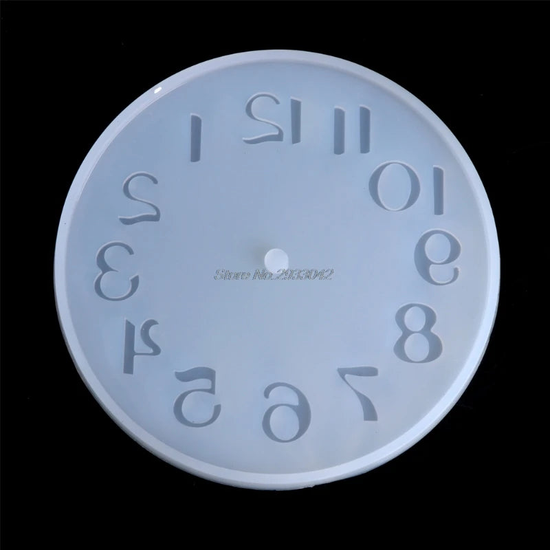 Arabic Numerals Silicone Jewelry Mold Pendant Watch Clock Fondant Cake
