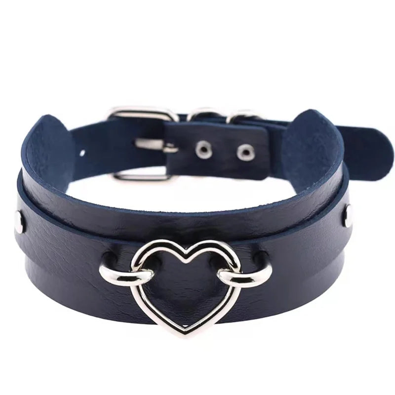 Arajuku Dark Personality Exaggerated Clavicle Chain Punk Style Bondage Collar