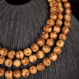 Buddhist Prayer Beaded Wooden Bracelet Necklace Jewelry