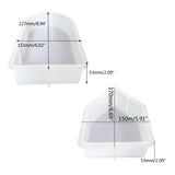 Arch Shape Bookend Crystal Epoxy Resin Mould - DIY Casting Tools