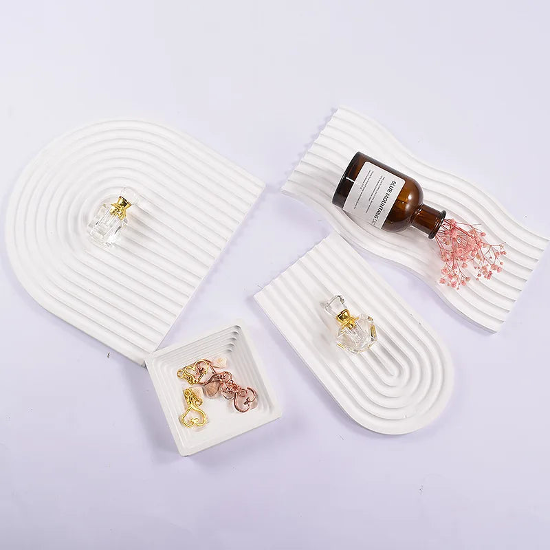 Wave Terrace Storage Tray Silicone Mold DIY Epoxy Resin Mold