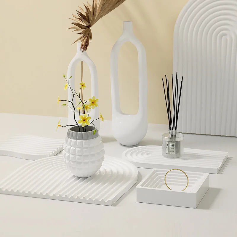 Wave Terrace Storage Tray Silicone Mold DIY Epoxy Resin Mold