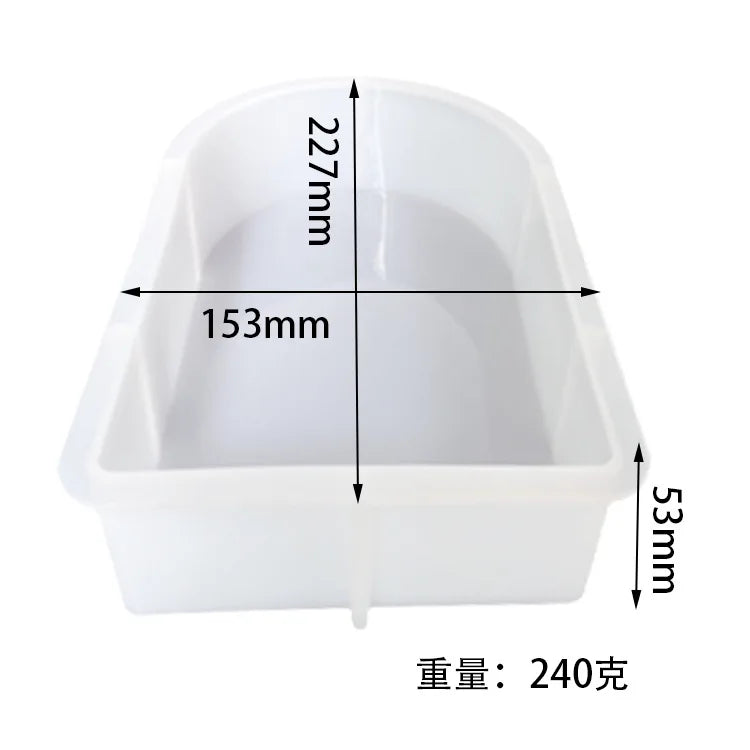Arch-shaped House-shaped Bookend Mirror Silicone Mould DIY