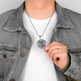 St. Michael Guardian Steel Men Necklaces Pendants Chain Male Jewelry 