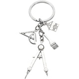 Architect Key Chain Christmas Gift Handbag Charm Backpack Keychain