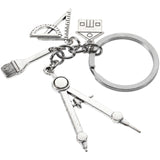 Architect Key Chain Christmas Gift Handbag Charm Backpack Keychain