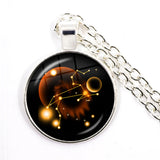 Aries to Scorpio Zodiac Signs Silver Necklace
