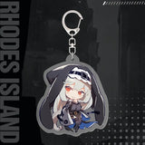 Arknights Skadi KeyChain Acrylic Car Key Ring Texas Pendant Friends Gift