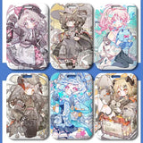 Arknights Keychain Man Card Sleeve Key Chain Women Key Holder Couples Keyring