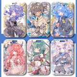 Arknights Keychain Man Card Sleeve Key Chain Women Key Holder Couples Keyring