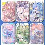 Arknights Keychain Man Card Sleeve Key Chain Women Key Holder Couples Keyring