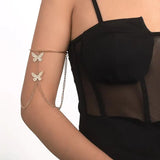 Retro Gothic Scorpion Butterfly Snake Rhinestone Bracelet