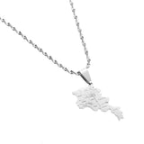 Armenia Map Cities Pendant Necklace Armenians Maps Jewelry