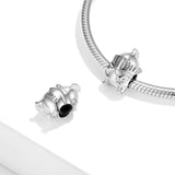 S925 Sterling Silver Armor Soldier Beads DIY Accessories