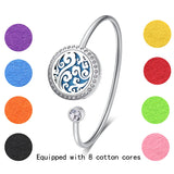 Aromatherapy Bracelet Diffuser Jewelry Tree of Life Flower