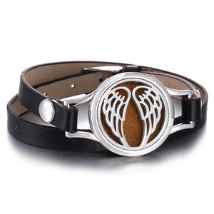 Multilayer Leather Aromatherapy Bracelet Diffuser Jewelry