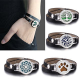 Multilayer Leather Aromatherapy Bracelet Diffuser Jewelry