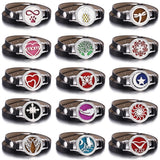 Multilayer Leather Aromatherapy Bracelet Diffuser Jewelry