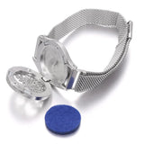 Aromatherapy Bracelet Diffuser Stainless Steel Watch