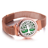 Aromatherapy Bracelet Diffuser Stainless Steel Watch