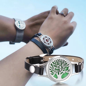 Tree of Life Aromatherapy Bracelet Essential Oil Diffuser Perfume Locket