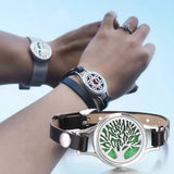 Tree of Life Aromatherapy Bracelet Essential Oil Diffuser Perfume Locket