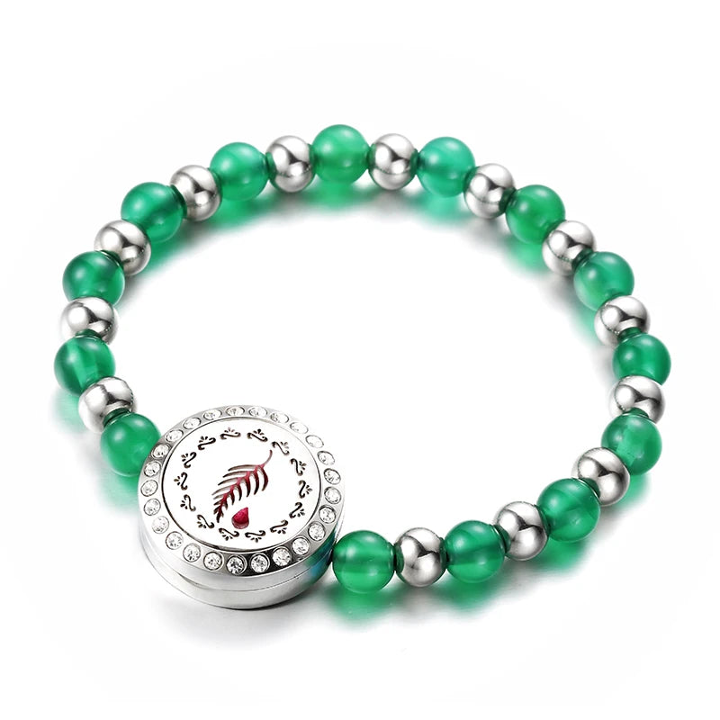 Aromatherapy Diffuser Bracelets Couples Beads Bracelet Matching Gift