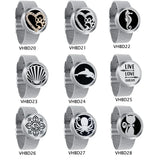 Stainless Steel Aromatherapy Diffuser Locket Bracelet with Pads