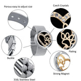 Stainless Steel Aromatherapy Diffuser Locket Bracelet with Pads