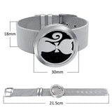 Stainless Steel Aromatherapy Diffuser Locket Bracelet with Pads
