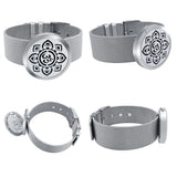 Stainless Steel Aromatherapy Diffuser Locket Bracelet with Pads