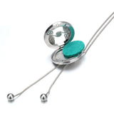 Aromatherapy Diffuser Necklace Perfume Oil Locket Chain Tassel Jewelry