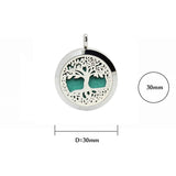 Tree of Life Aromatherapy Essential Oil Diffuser Necklace