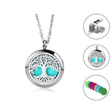 Tree of Life Aromatherapy Essential Oil Diffuser Necklace