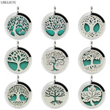 Tree of Life Aromatherapy Essential Oil Diffuser Necklace