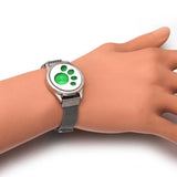 Heart MOM Locket Bracelet Stainless Steel Essential Oil Diffuser