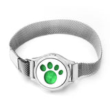 Heart MOM Locket Bracelet Stainless Steel Essential Oil Diffuser