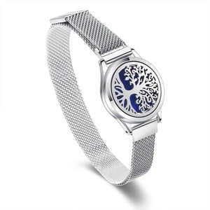 Aromatherapy Locket Bracelet Stainless Steel Essential Oil Diffuser