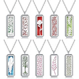 Aromatherapy Necklace Stainless Steel Magnetic Locket Pendant