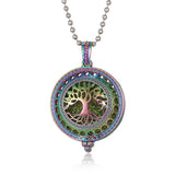 Vintage Aromatherapy Necklace Diffuser Jewelry Open Locket Pendant