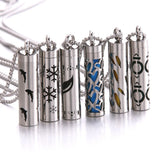 Aromatherapy Necklace Diffuser Pendant Stainless Steel Locket