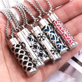 Aromatherapy Necklace Diffuser Pendant Stainless Steel Locket