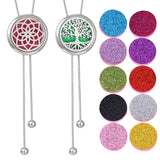 Aromatherapy Necklace Essential Oil Diffuser Stainless Steel Locket