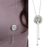 Aromatherapy Necklace Essential Oil Diffuser Stainless Steel Locket