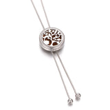 Aromatherapy Necklace Essential Oil Diffuser Stainless Steel Locket