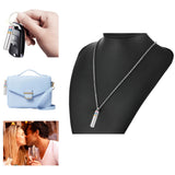 Aromatherapy Necklace Stainless Steel Perfume Essential Oil Locket Pendant