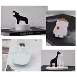 Silicone Animal Ice Tray Baking Mold Yellow 4-link Aromatherapy Plaster Tool